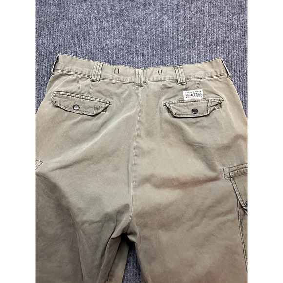 Polo Ralph Lauren Pants Mens 36x32 Paratrooper Military Polo 67 Cargo Baggy Wide - Picture 6 of 13